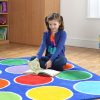 Rainbow Circle Placement Carpet