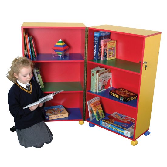 Mobile Foldaway Bookcase