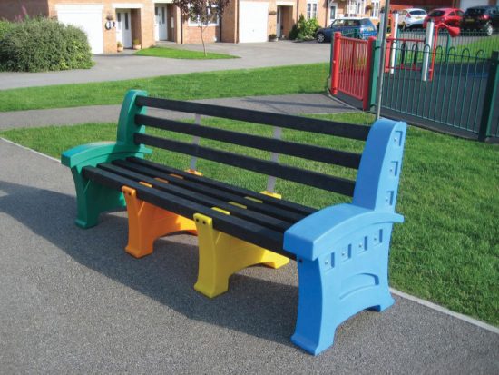 Coloured Bench Seats