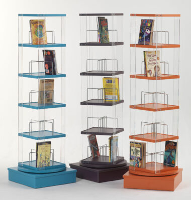 Book And DVD Display Spinners