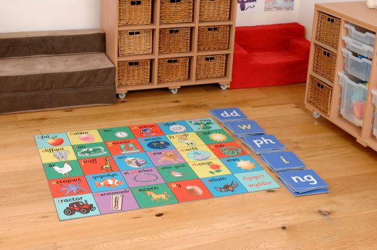 Welsh Alphabet Floor Mat