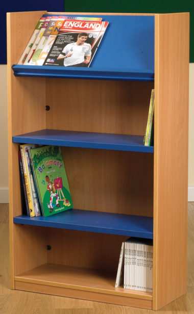 Library Bookcases with Display Shelf