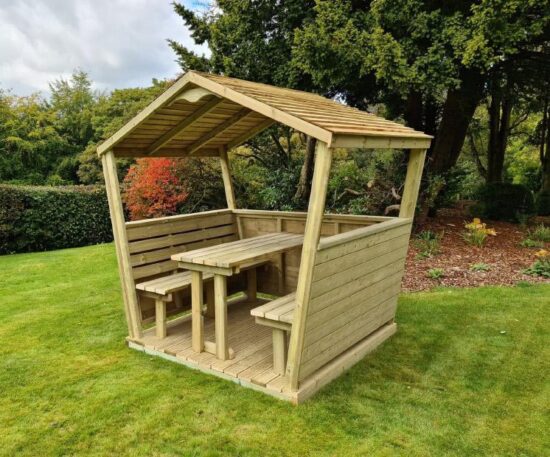 Outdoor Timber Seating Pod