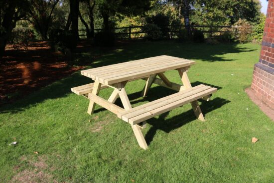 Heavy Duty Timber Picnic Benches
