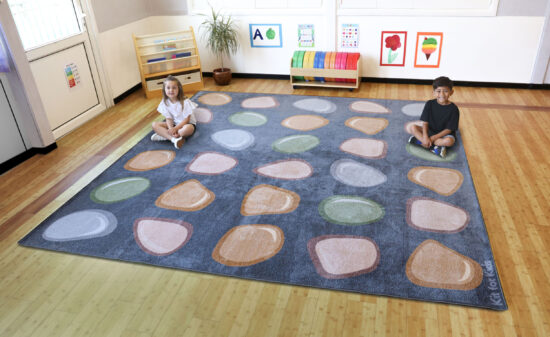 Large Natural World Placement Carpets
