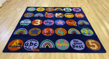 Positivity and Wellbeing Placement Carpet