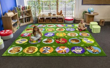 Woodland Animal Large 3m x 3m Placement Carpet