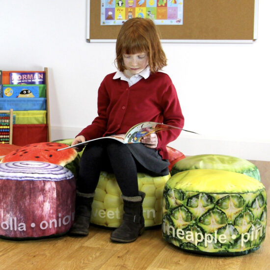 Fruit and Vegetable Stool Beanbags