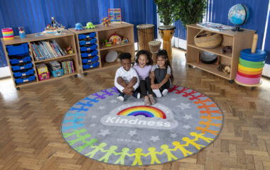 kindness circle rug for kids