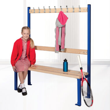 Single Sided Cloakroom Bench - Primary Height