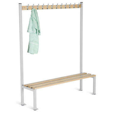 Single Sided Cloakroom Bench – Secondary Height