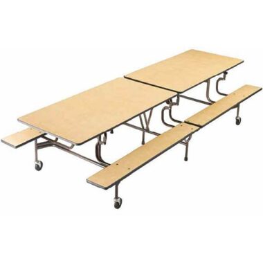 Compact Mobile Folding Bench Table Units