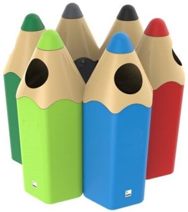 Recycled Plastic Pencil Bins