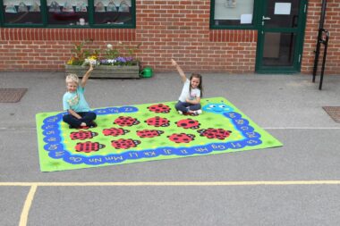 Chloe the Caterpillar Outdoor Learning Mat