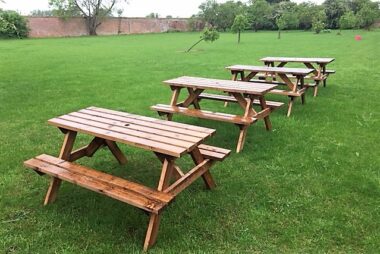 Compact Design Timber Picnic Bench