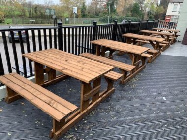 Walk In Picnic Bench