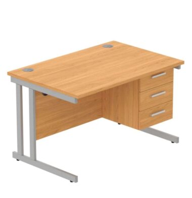 Fixed Pedestal Desk Bundle