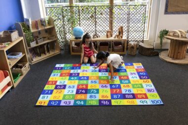 Rainbow 1-100 Numbers Carpet