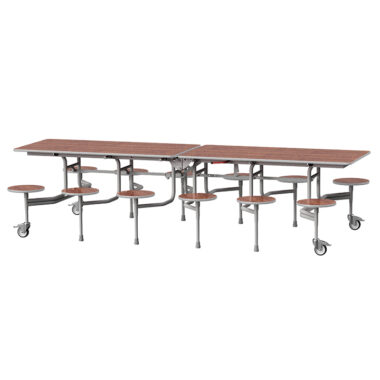 GoRoll Folding Dining Table Seating Unit With Stools