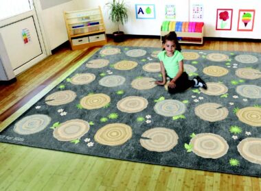 Large Tree Stump Placement Carpet