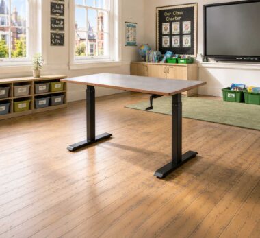 Titan Manual Height Adjustable Classroom Desk