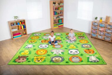 Animal Conservation Large Square Placement Carpet