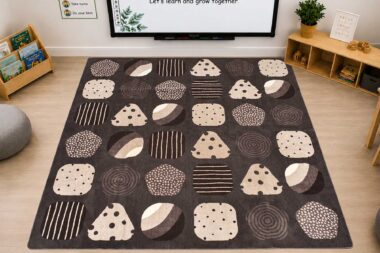 Soft Shapes 3x3m Placement Carpet Rug