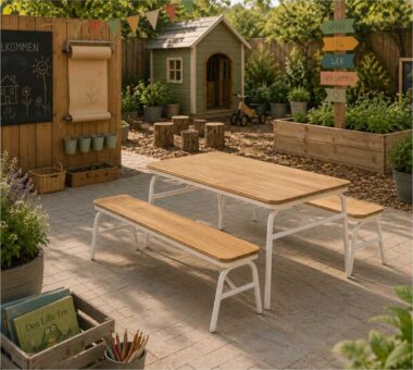 Early years Outdoor Table & Benches